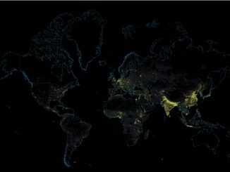 Средняя плотность населения в мире - новая карта