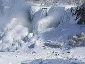 Ниагарский водопад, зима 2015 года